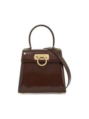 Iconic Top Handle Leather Handbag