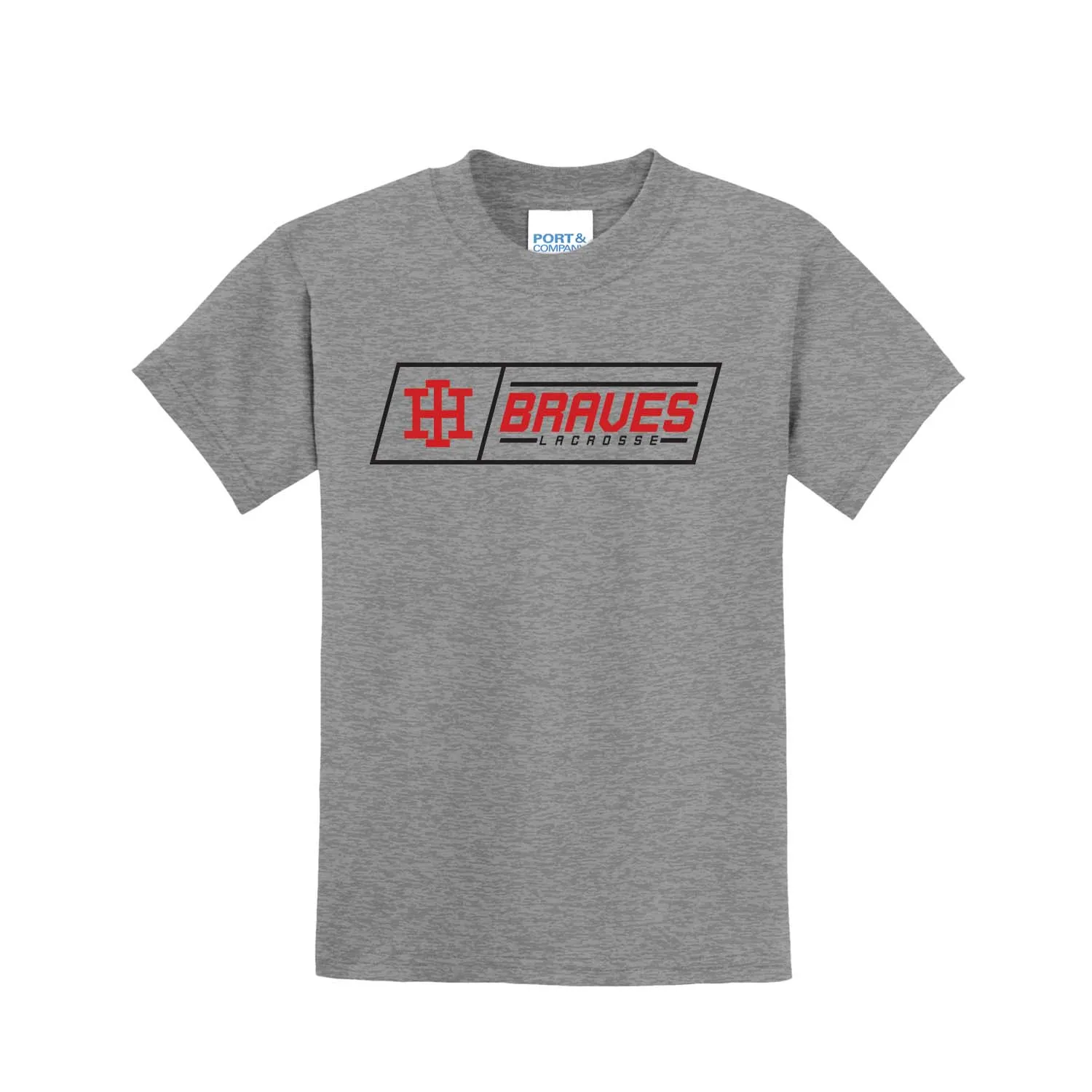 IH Youth Lacrosse 2022 - Port & Company® Core Blend Tee (Athletic Heather)