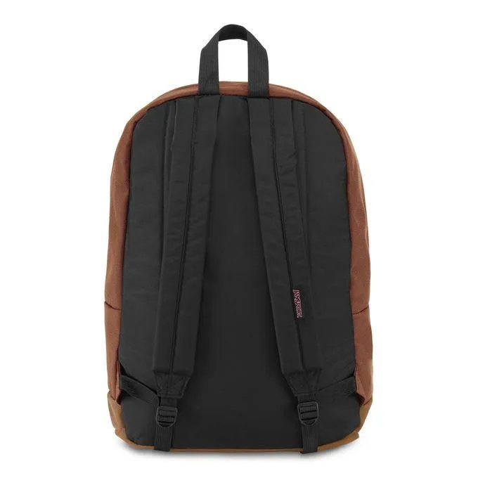 JANSPORT UNISEX BROWN PLAIN BACKPACK