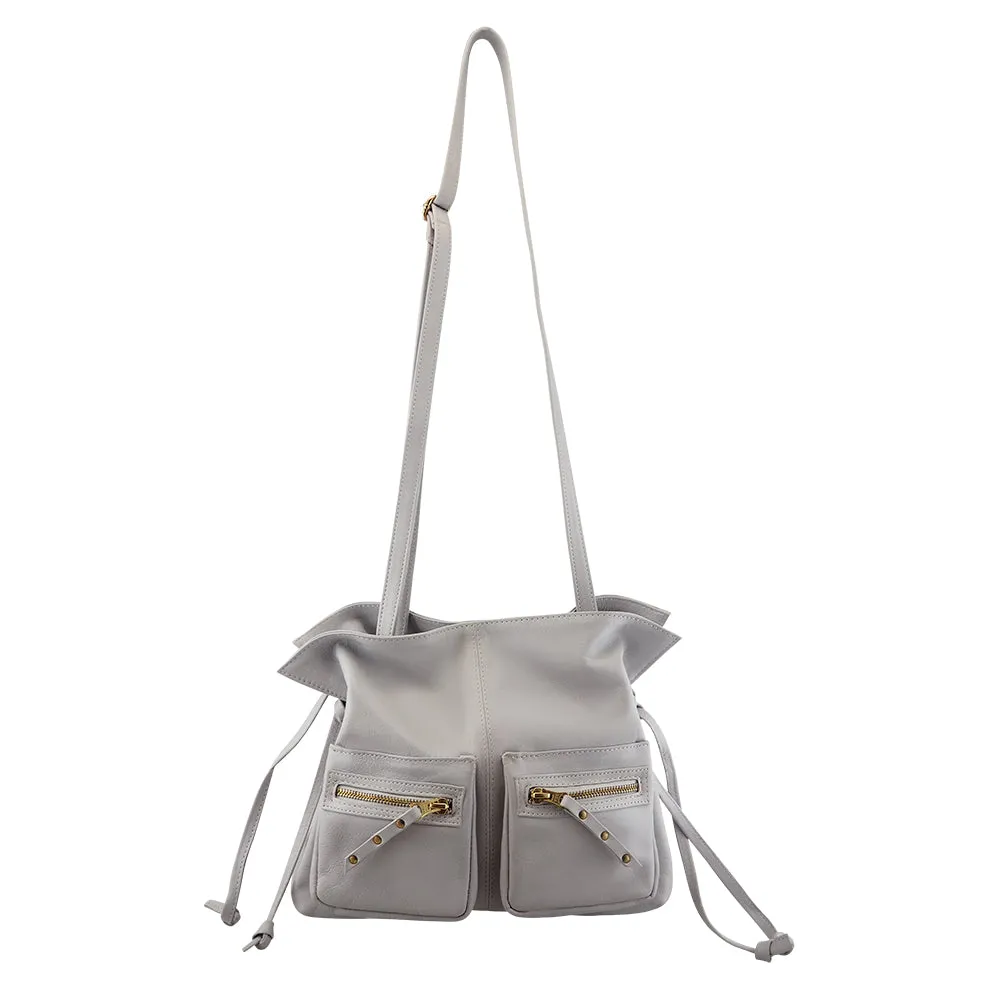 Jillian Drawstring Crossbody | Moss Green