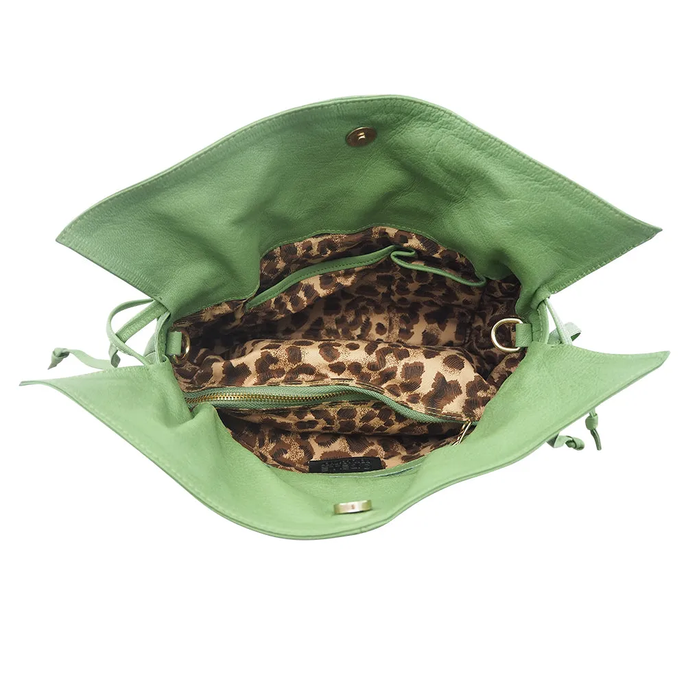 Jillian Drawstring Crossbody | Moss Green