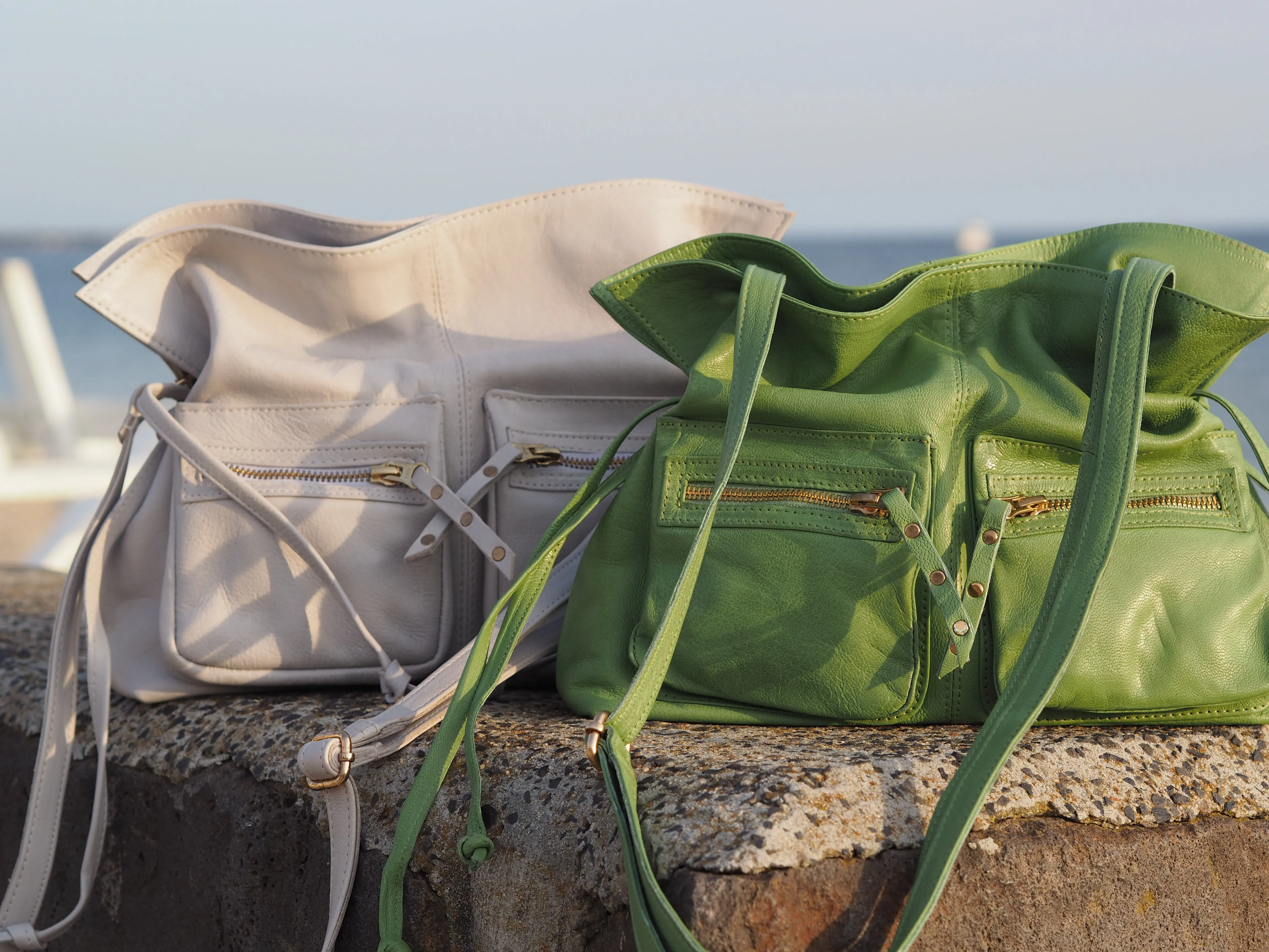 Jillian Drawstring Crossbody | Moss Green