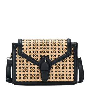 Jolene Cane Weave Crossbody