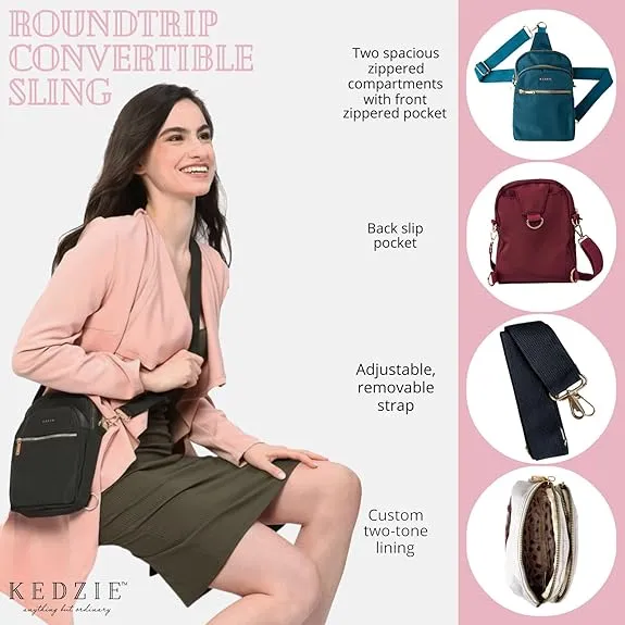 Kedzie Roundtip Convertible Sling Bag