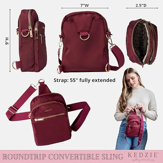 Kedzie Roundtip Convertible Sling Bag