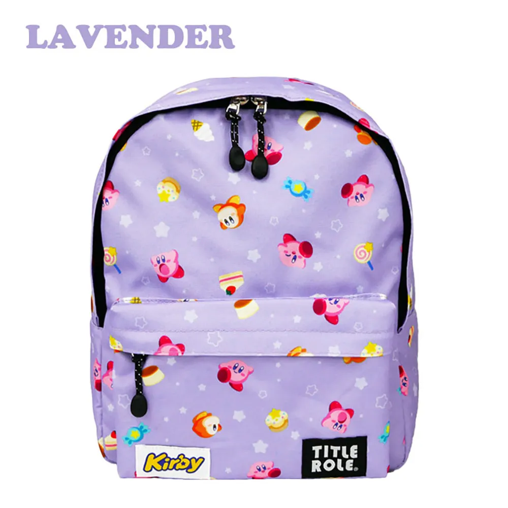Kirby Backpack Children's Junior High School Elementary School Kindergarten School Bag Tour Travel Outing Large Capacity Water-Repellent Antibacterial Processing Kirby Character Children's Backpack