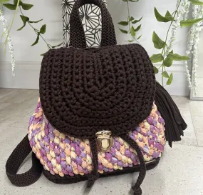 Knitted Fashionable Backpack