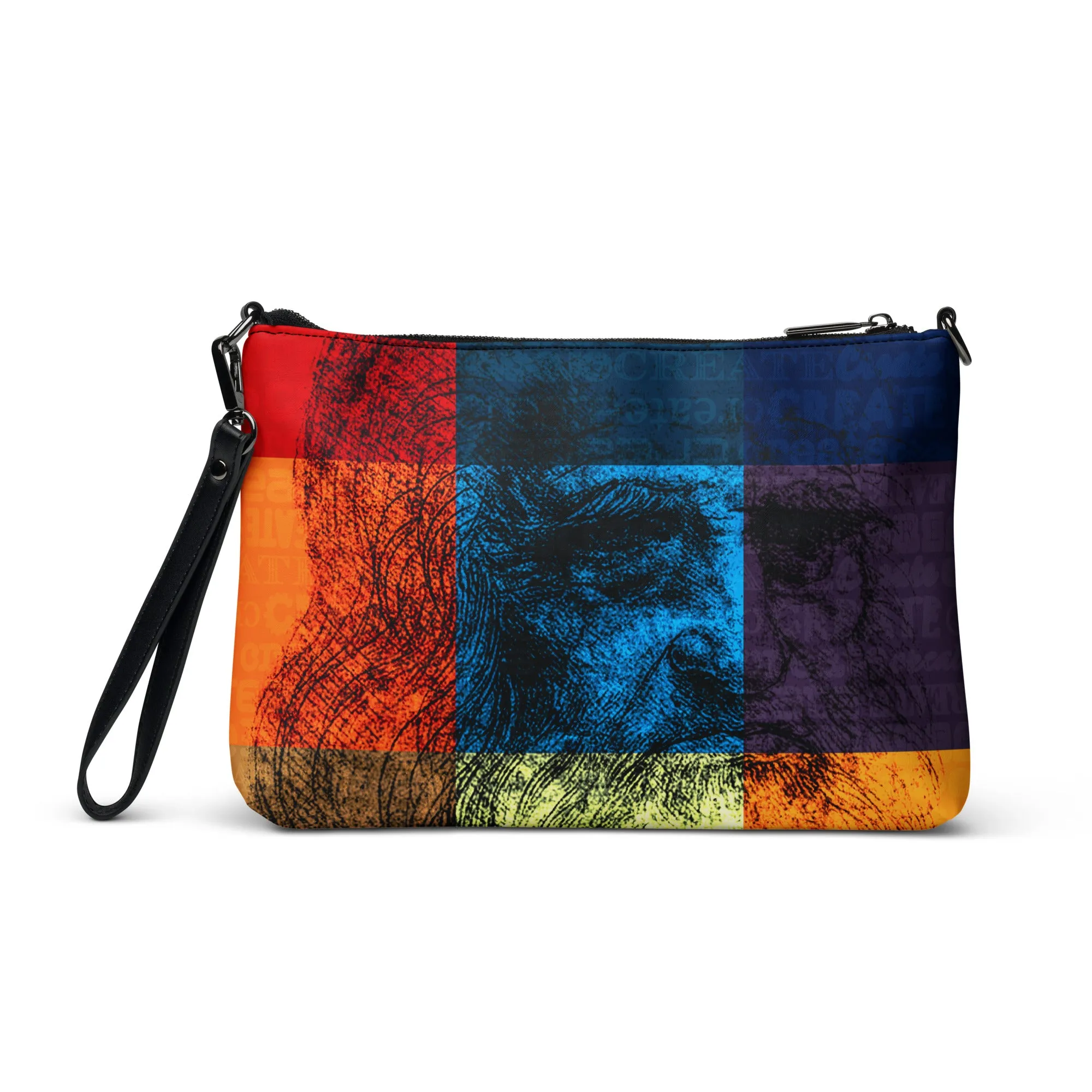 Leonardo Da Vinci Modern Self-Portrait Crossbody bag