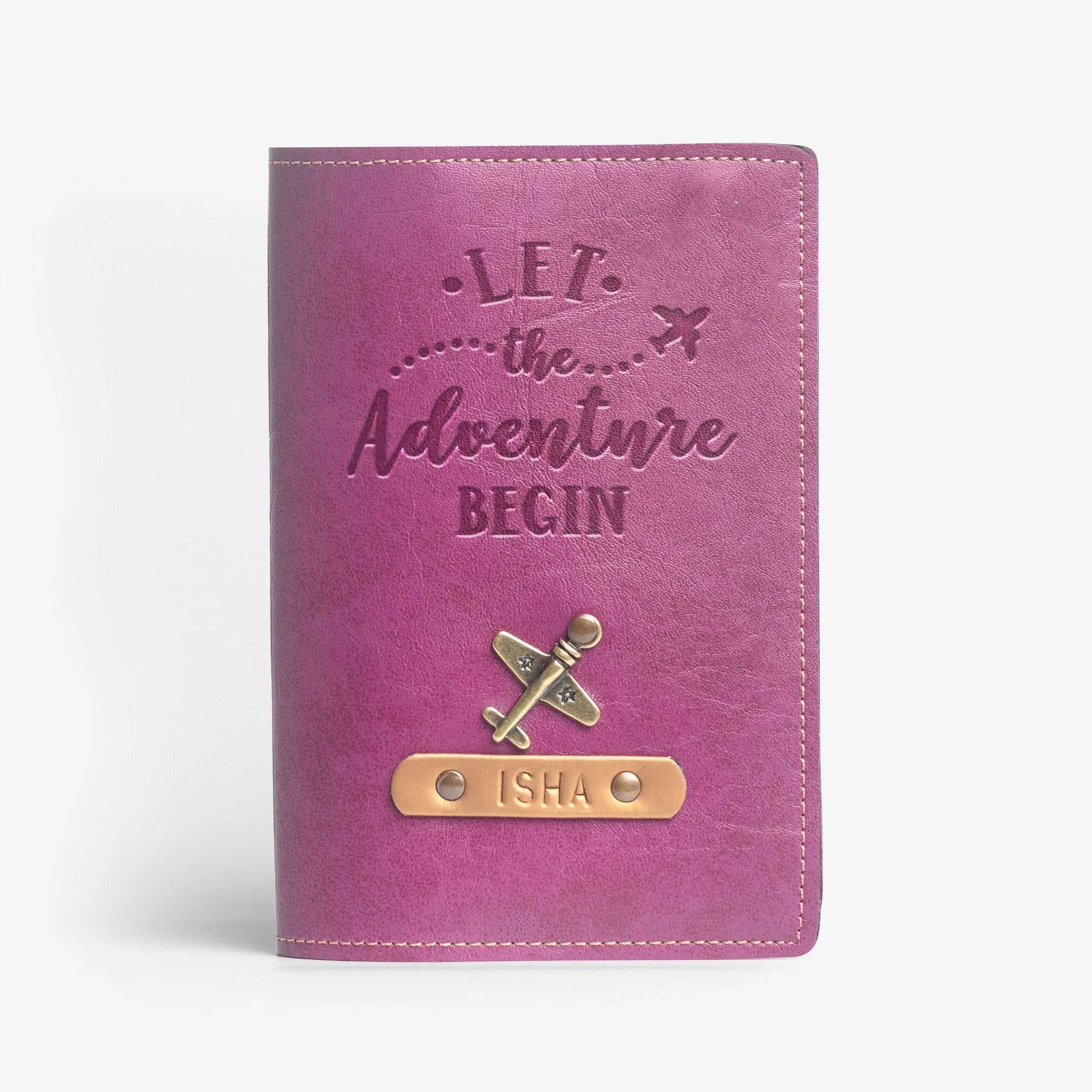 Let The Adventure Begin -  Passport Cover
