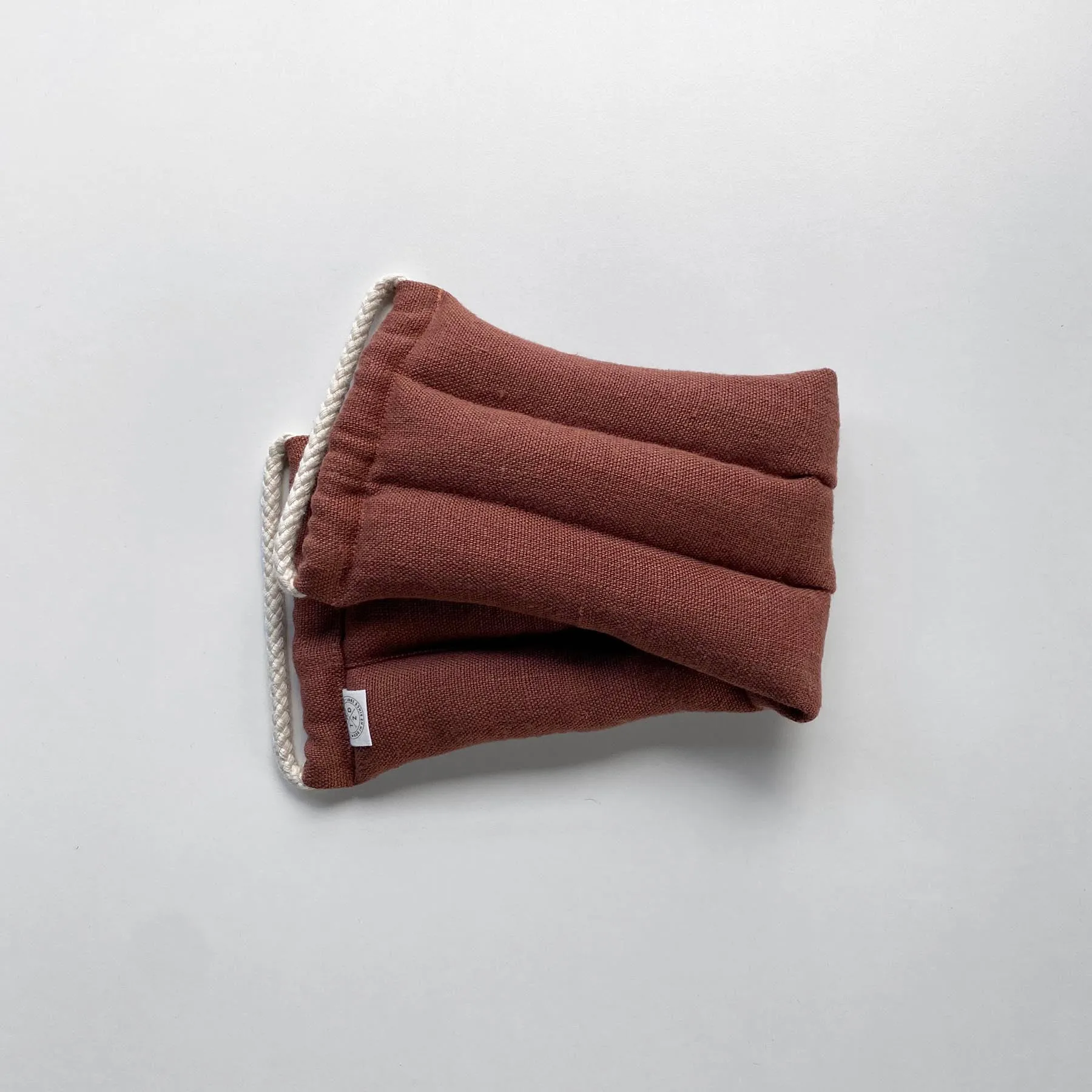 Linen Wheat Bag - Marsala