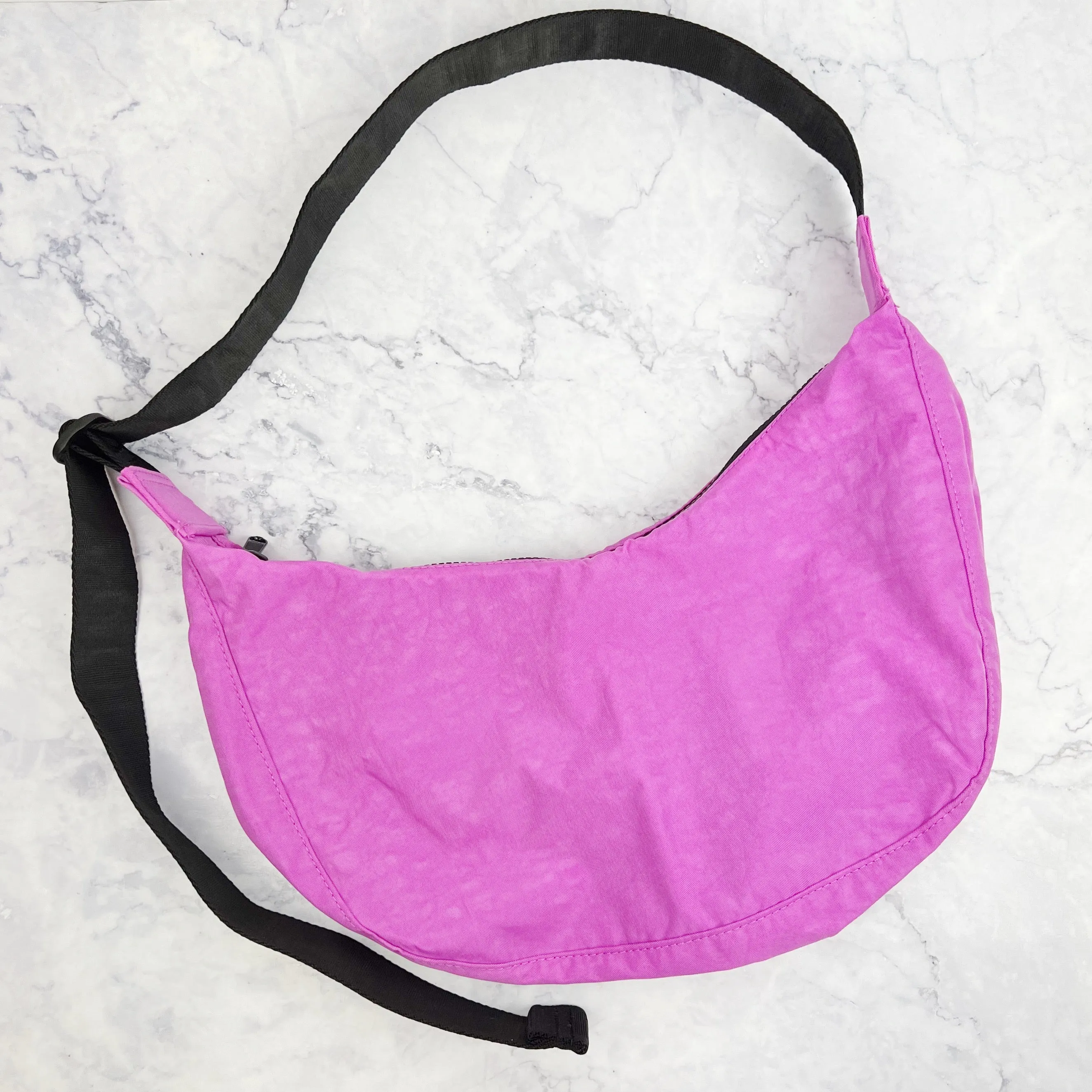 Medium Nylon Crescent Bag