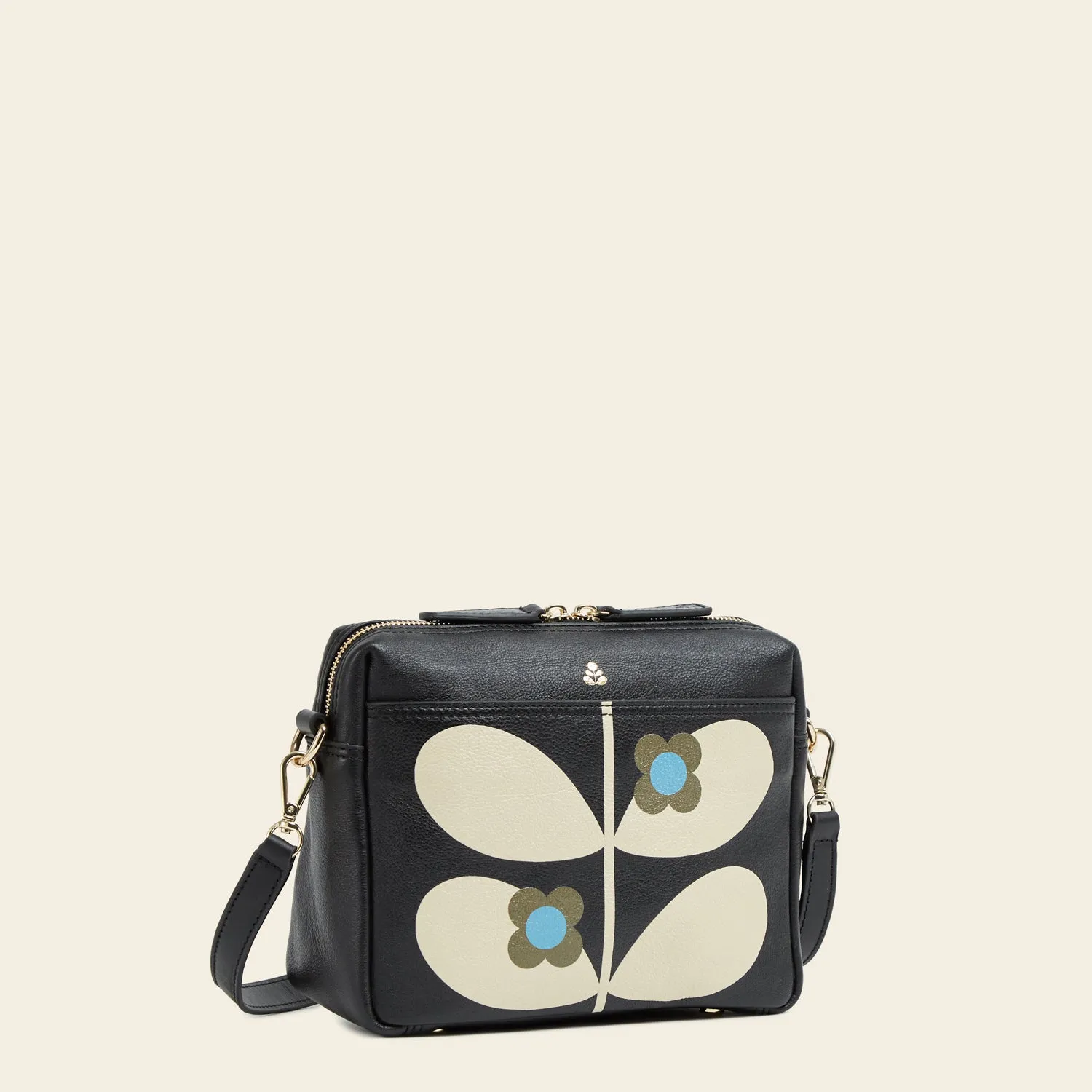 Minola Crossbody - Black Wild Rose Stem