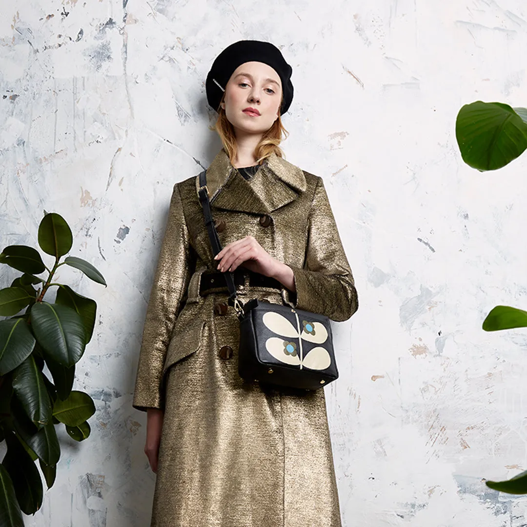 Minola Crossbody - Black Wild Rose Stem