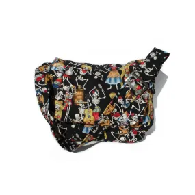 Musical Skeletons Messenger Bag by Hemet