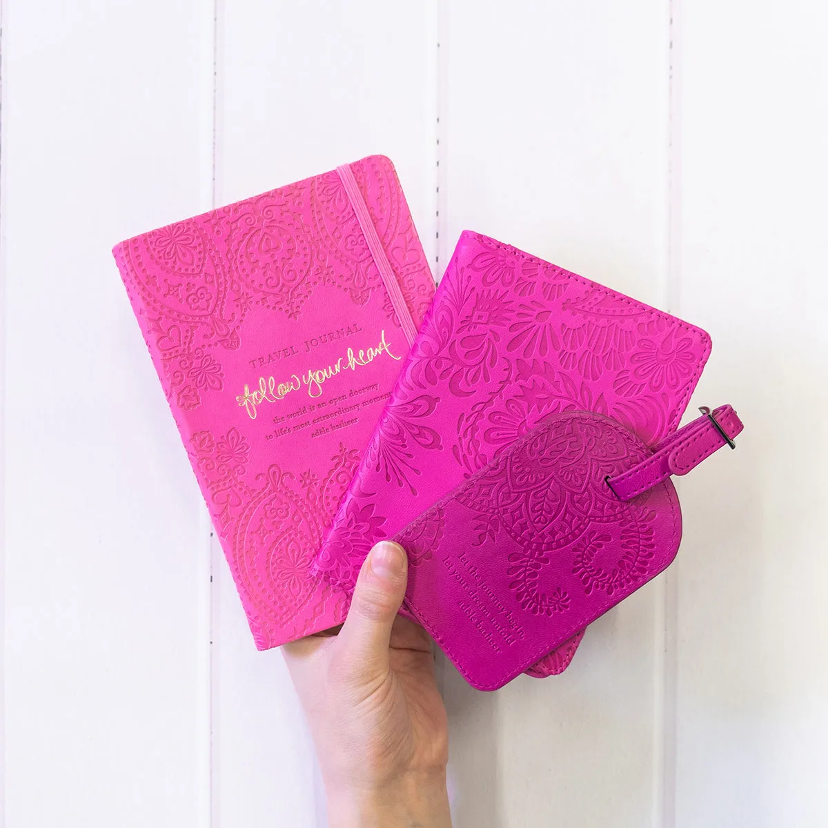 Mystic Magenta Pink Passport Wallet