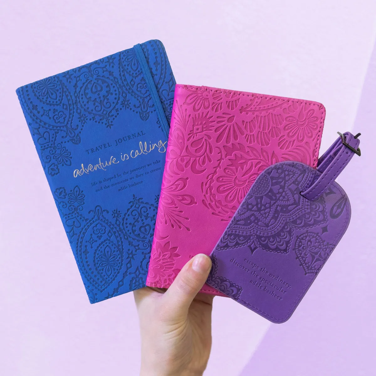 Mystic Magenta Pink Passport Wallet