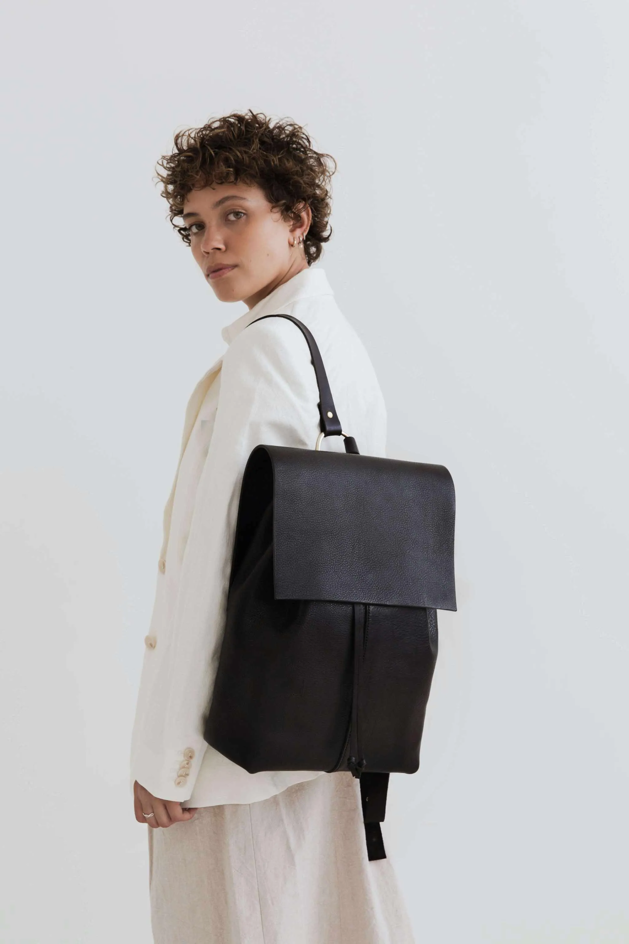 Nomad Tan Leather Backpack