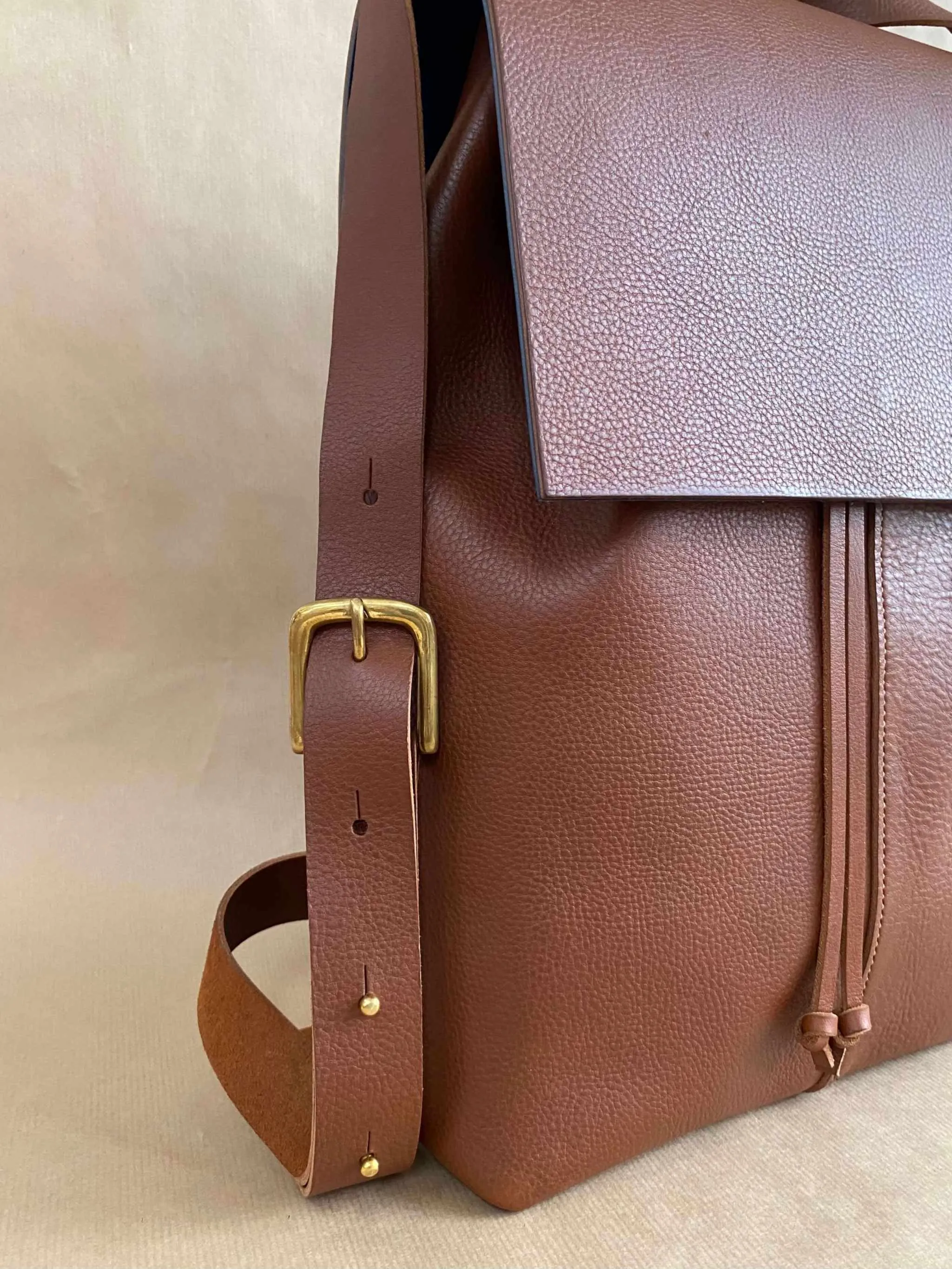 Nomad Tan Leather Backpack