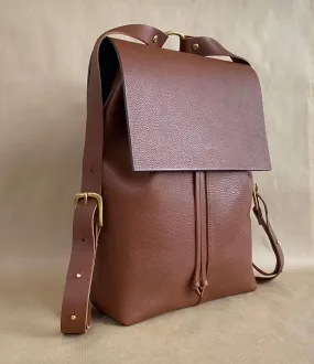 Nomad Tan Leather Backpack