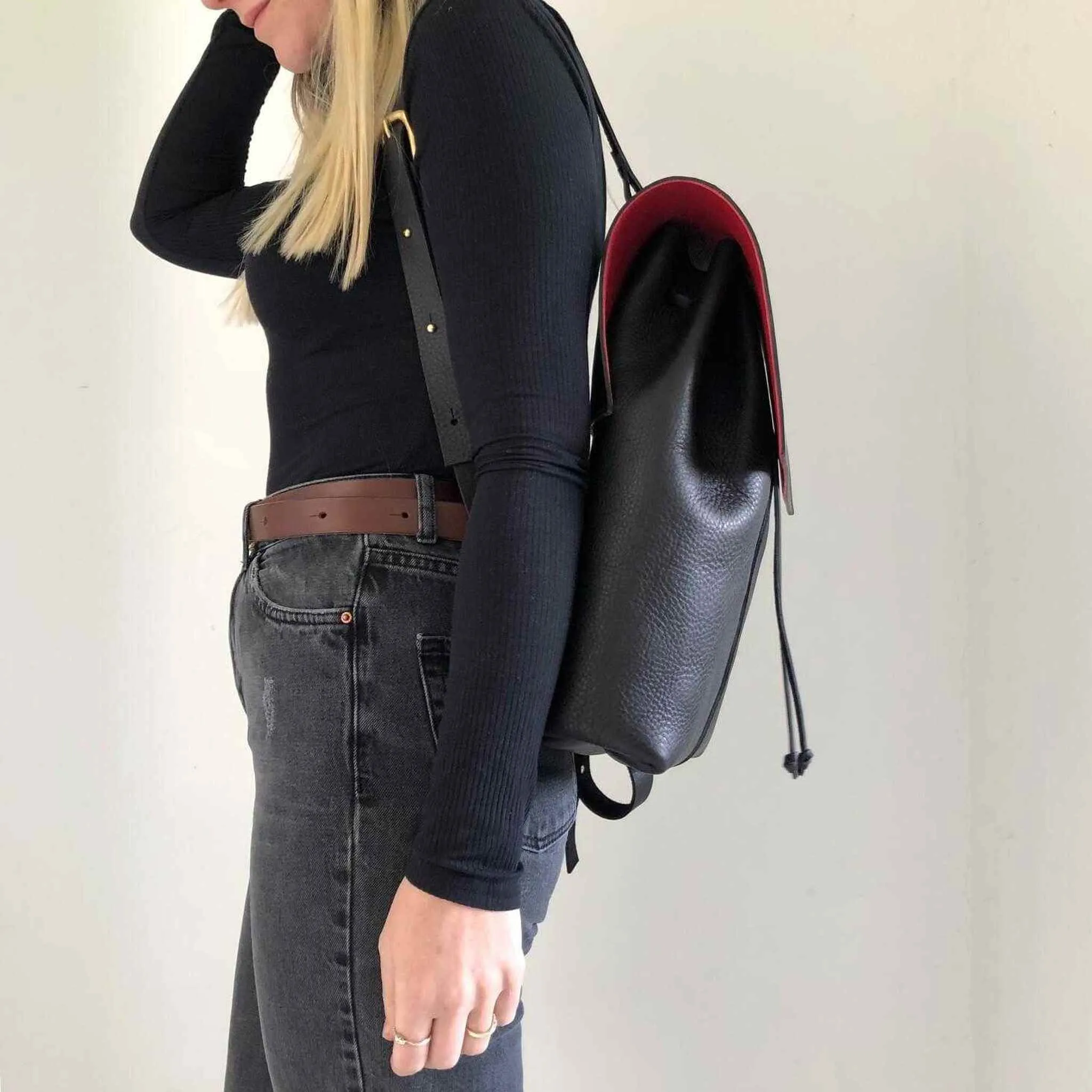 Nomad Tan Leather Backpack
