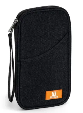 Nylon Travel Passport Holder
