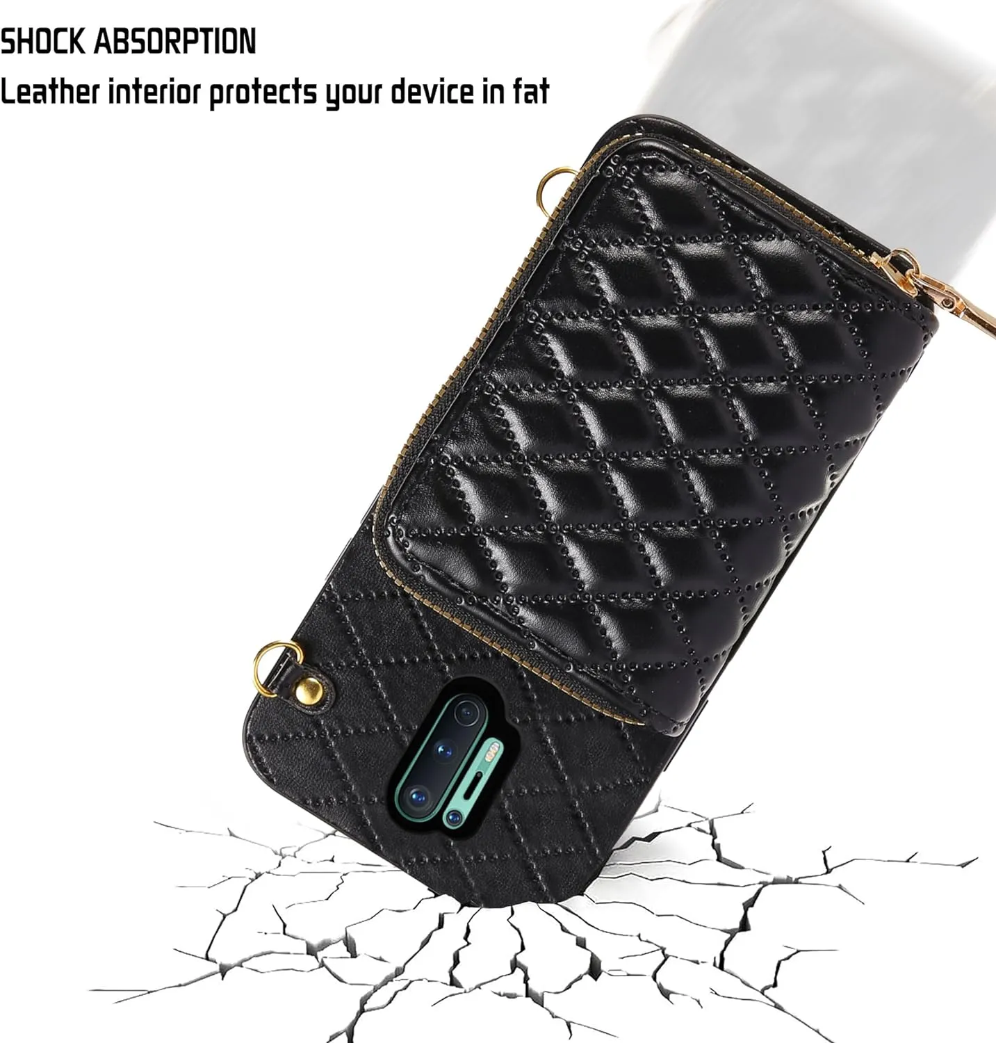 OnePlus 8 Pro One Plus 8Pro 5G Furiet Detachable Crossbody Wallet Case Cell Phone Cover