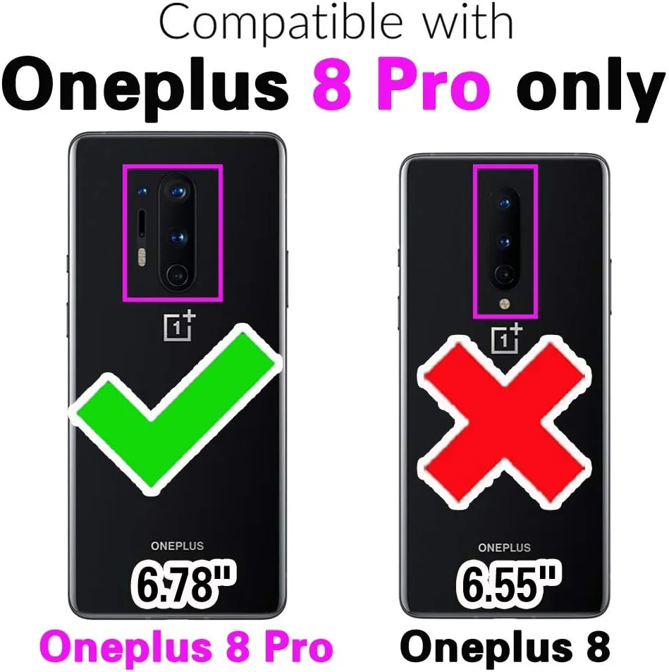 OnePlus 8 Pro One Plus 8Pro 5G Furiet Detachable Crossbody Wallet Case Cell Phone Cover
