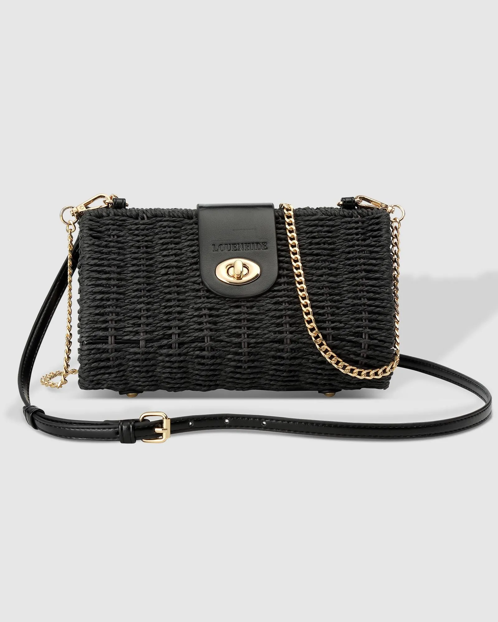 Ophelia Raffia Crossbody Bag