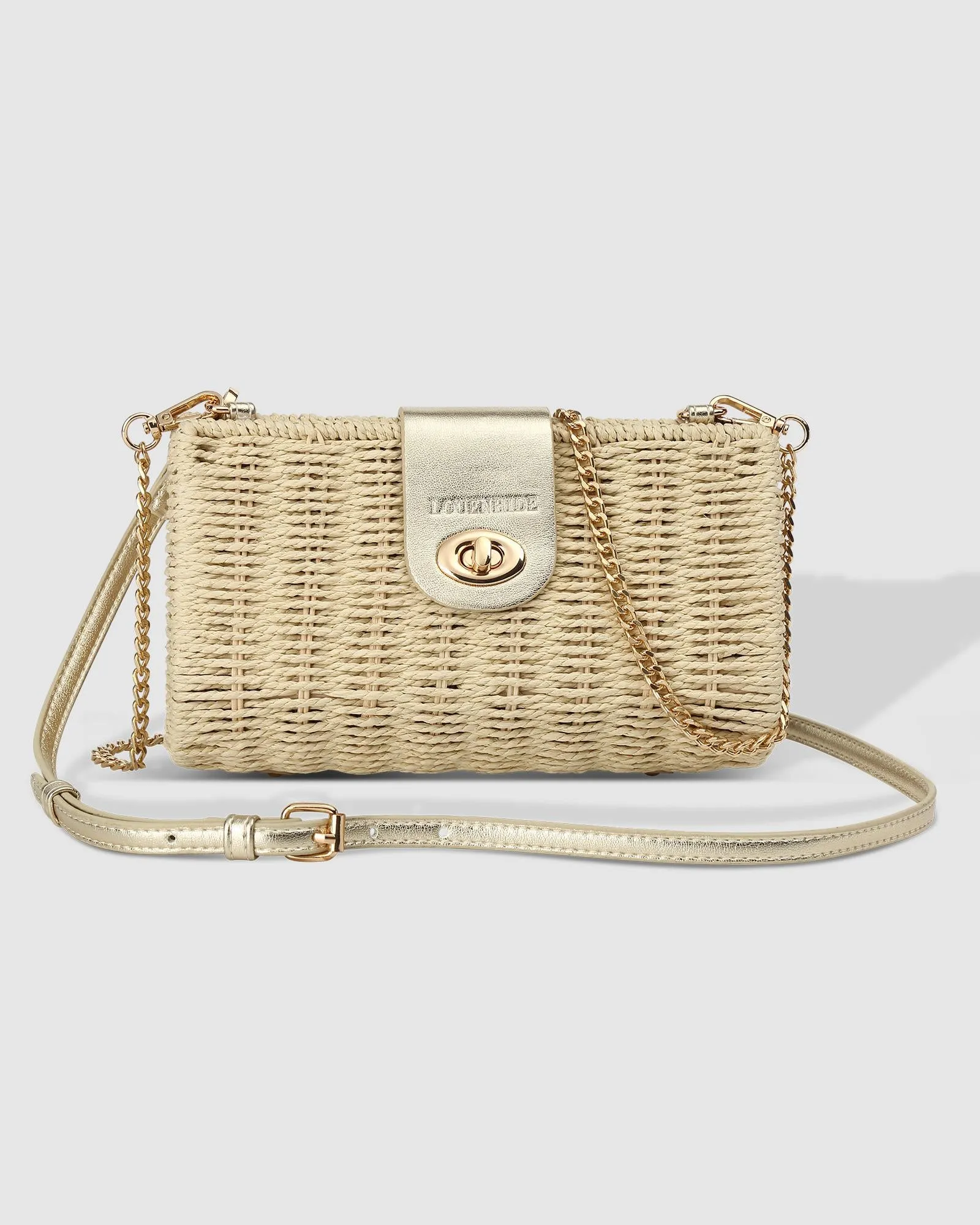 Ophelia Raffia Crossbody Bag