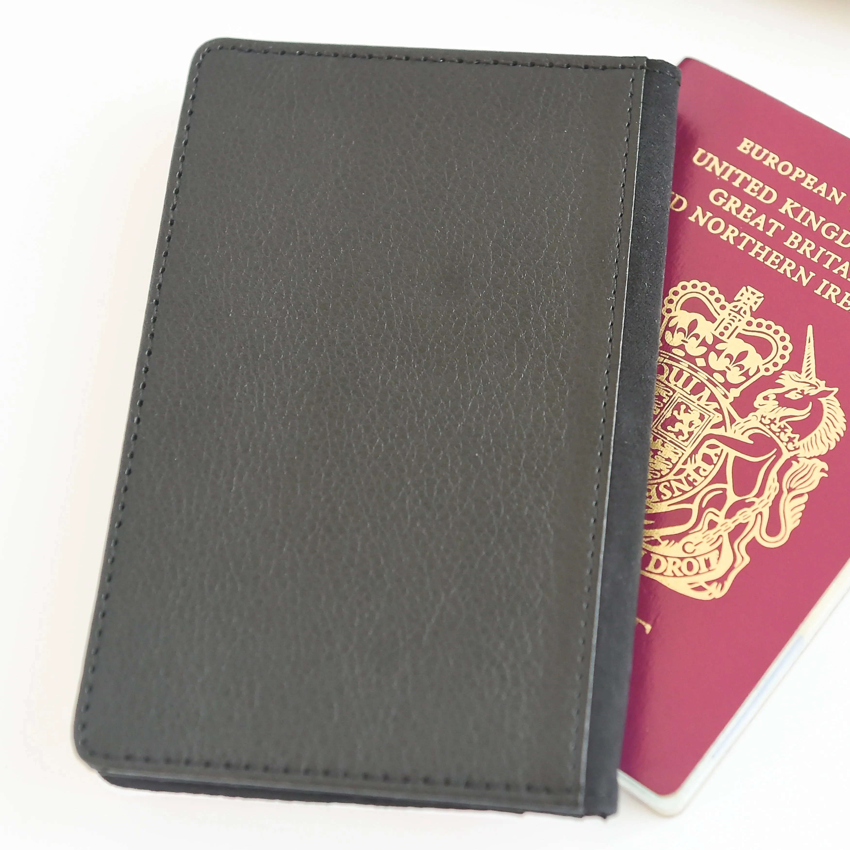 Personalised Passport Holder | Monogram in Midnight