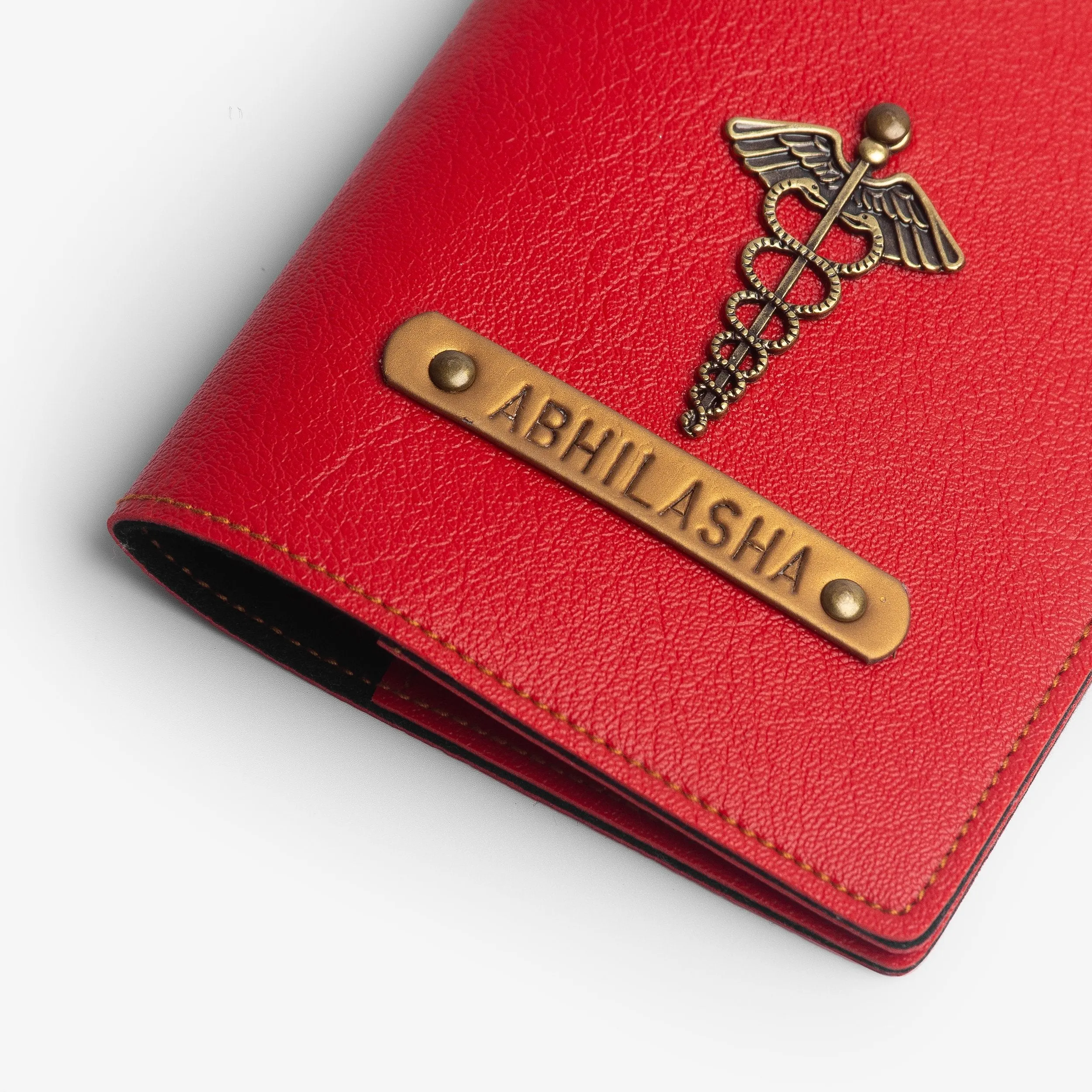 Personalized Passport Cover - Red