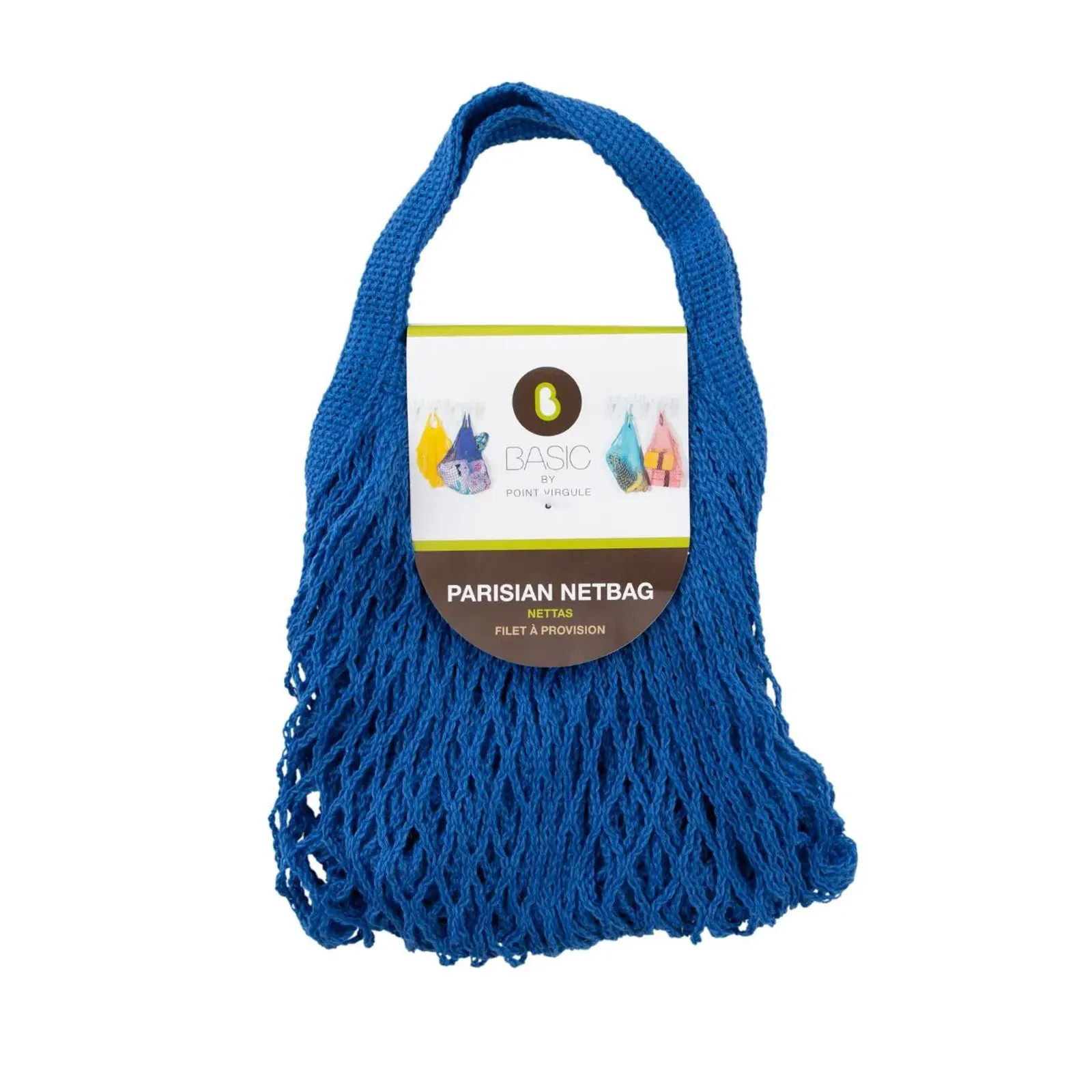Point-Virgule Mesh Blue Net Bag 40x40cm