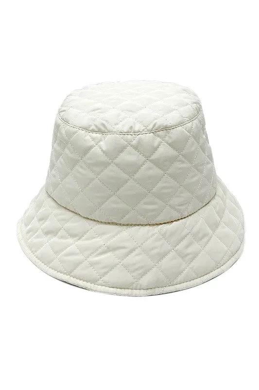 Quilted Padding Bucket Hat