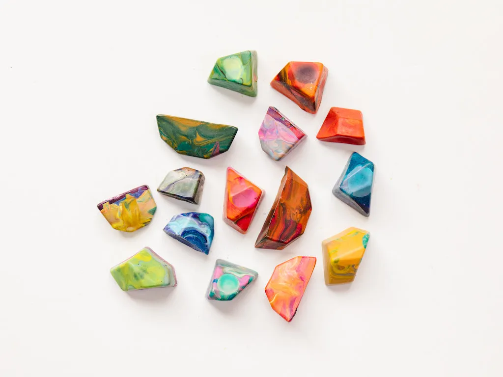 Rainbow Rock Crayons | "Perfect for little hands to hold!"