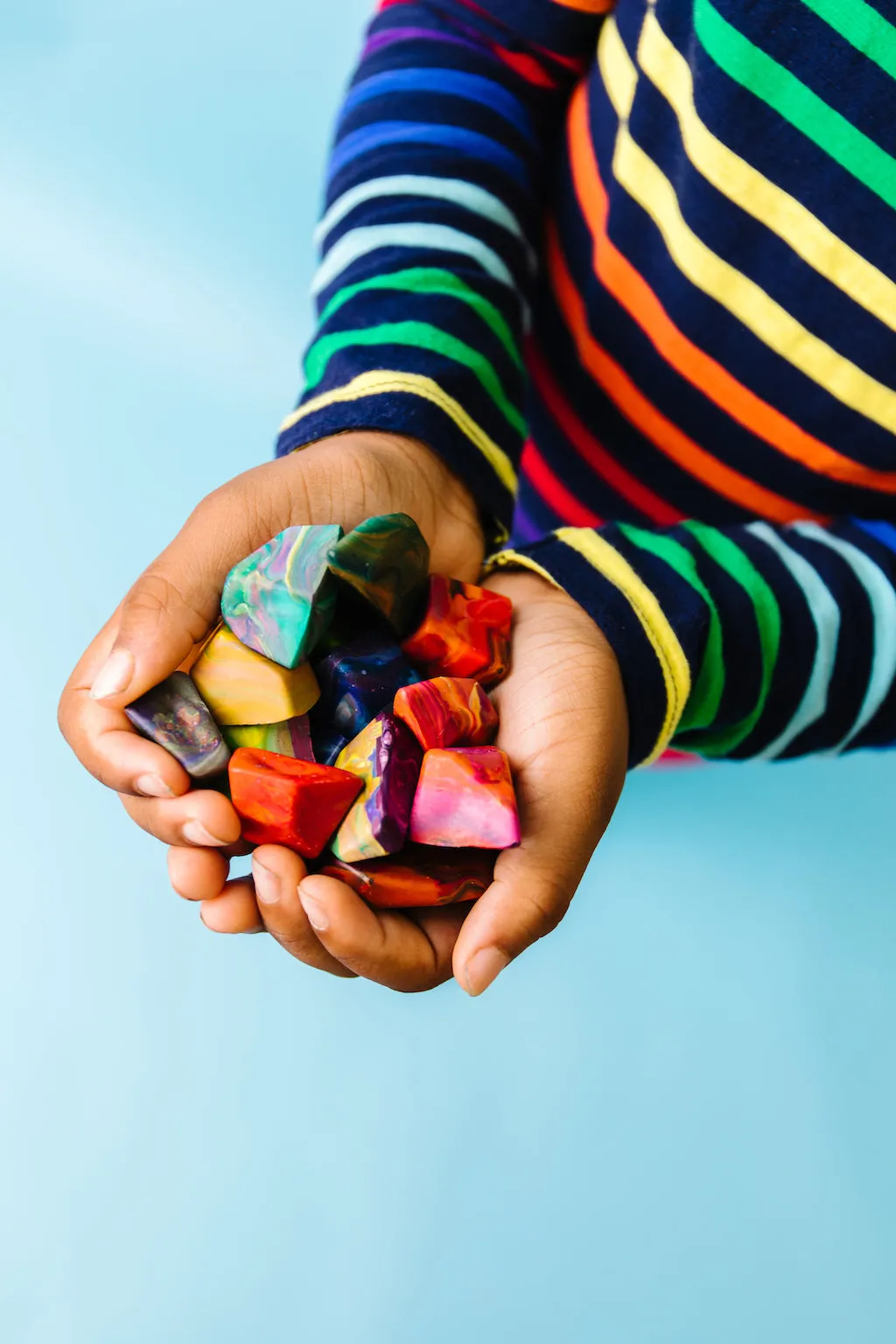 Rainbow Rock Crayons | "Perfect for little hands to hold!"