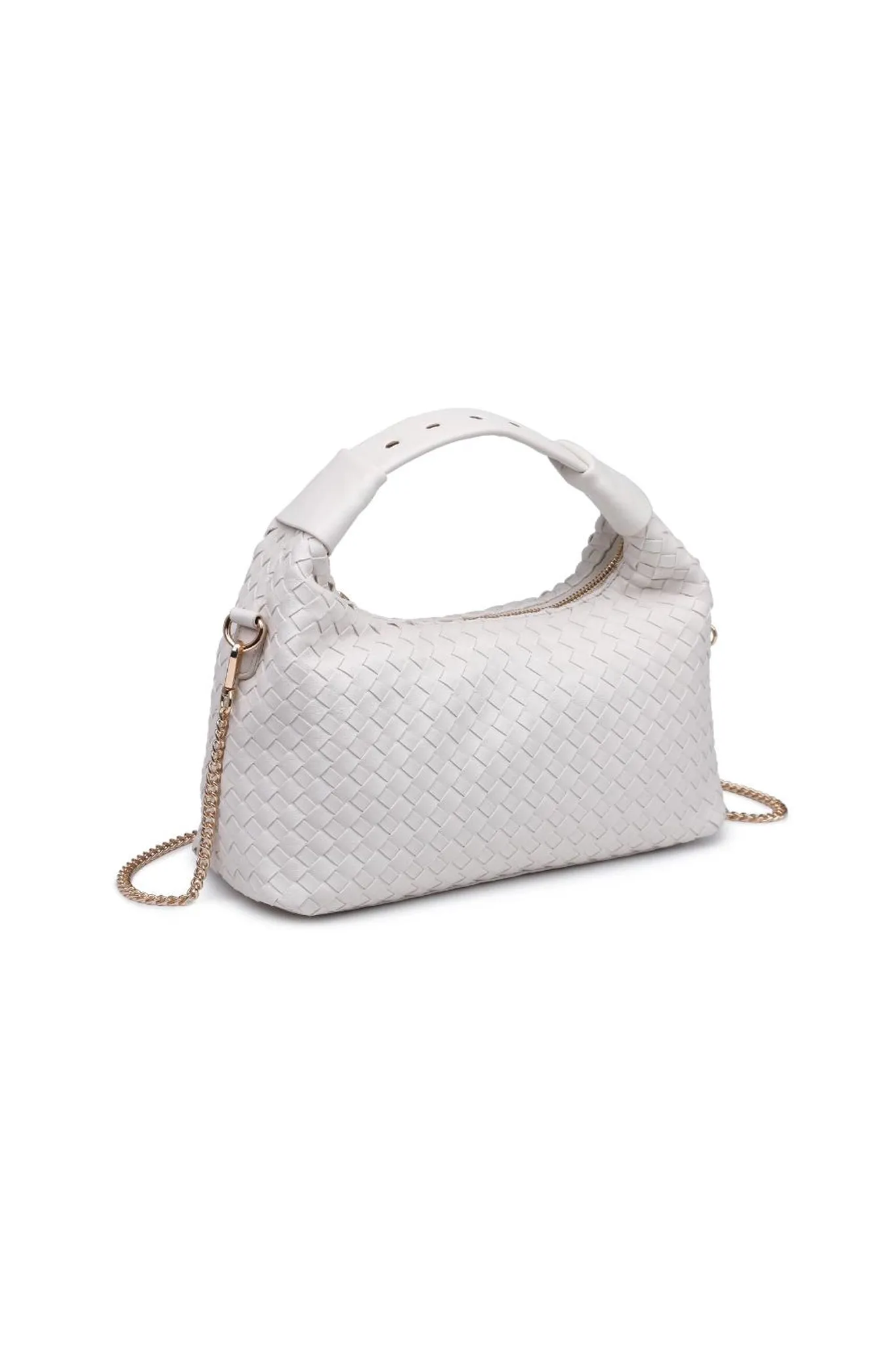 Ripley Woven Crossbody in Oatmilk