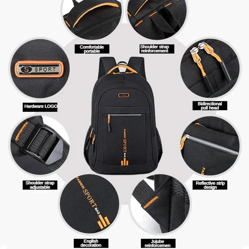 Robust Oxford Waterproof Men's Backpack