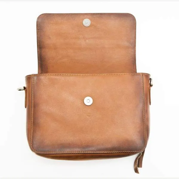 S & W Leather Dynamic Leather Crossbody Purse