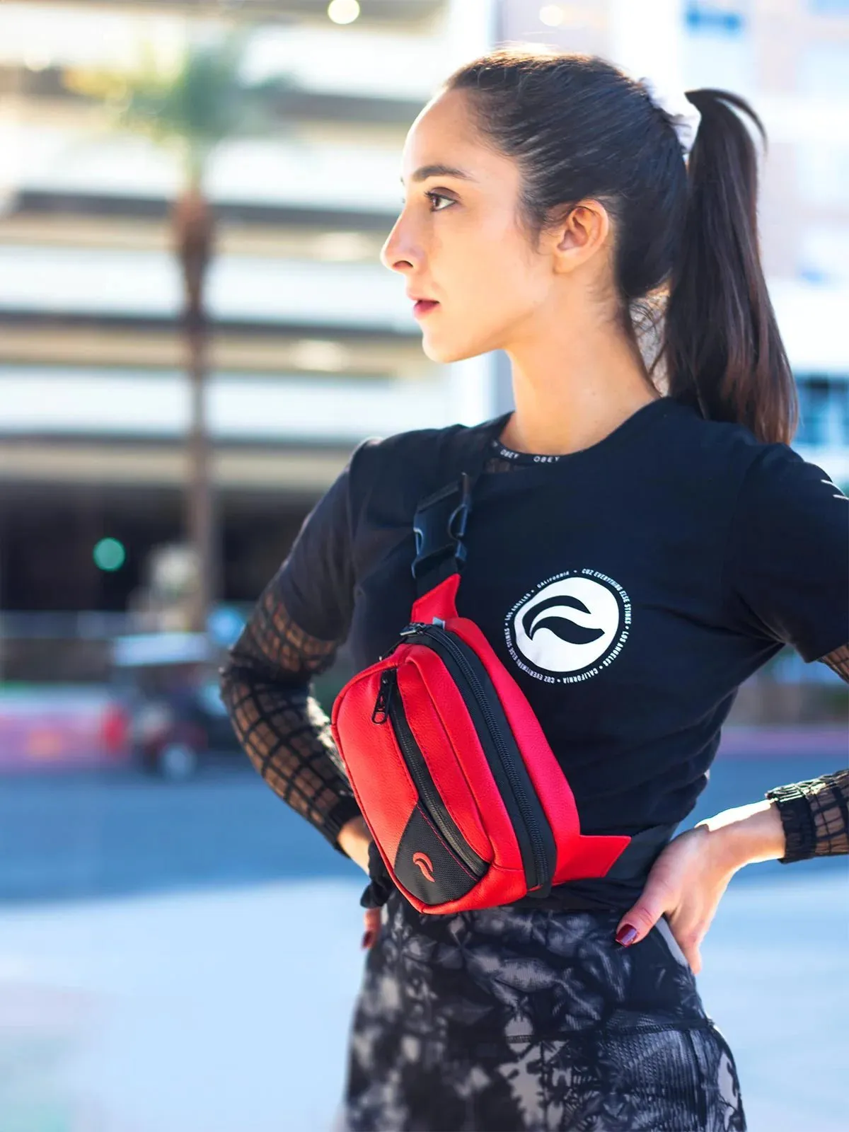 Skunk Smell Proof Crossbody Belt Bag