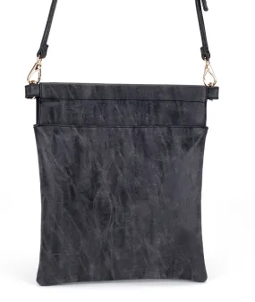 Slim Crossbody Bag in Black
