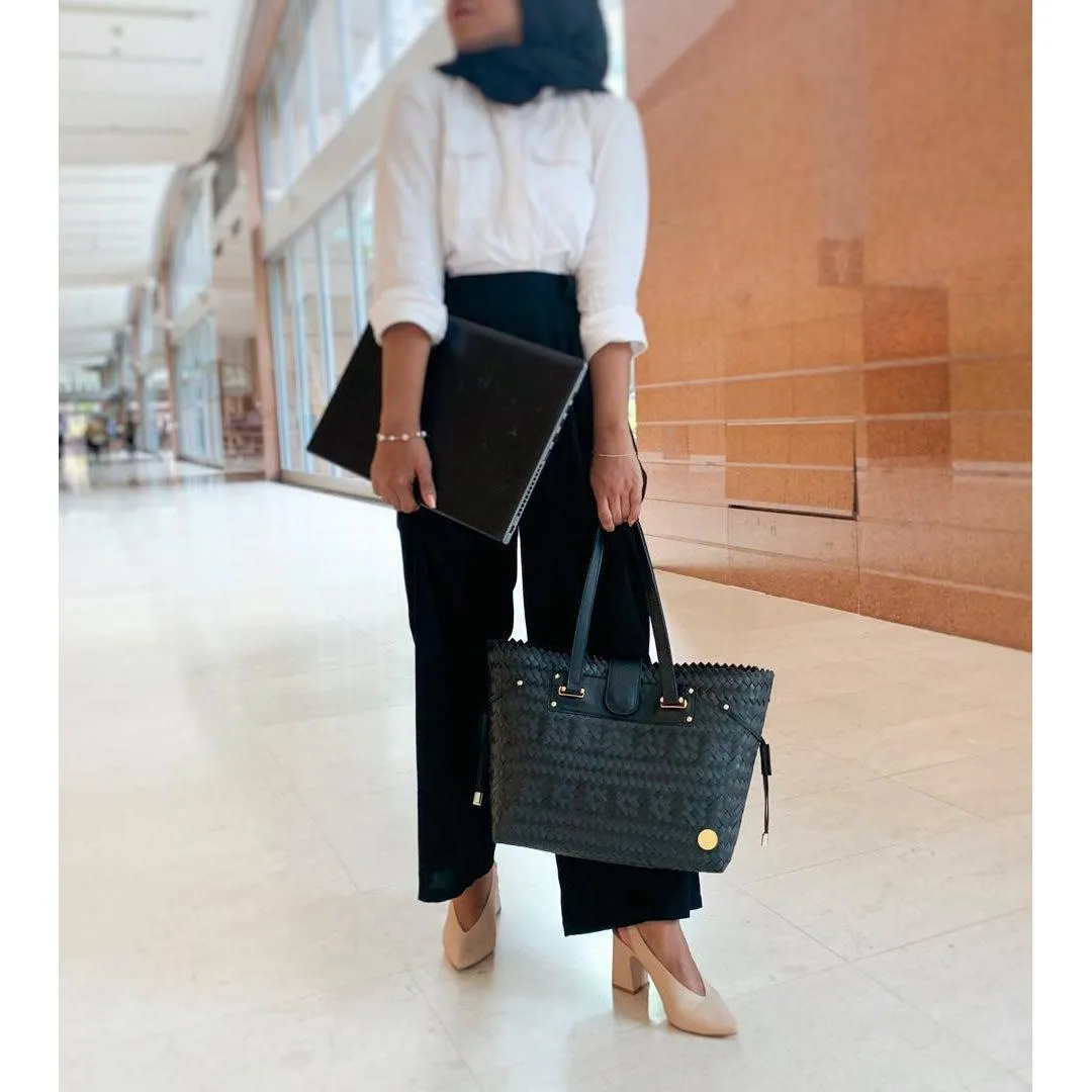 Stella Handbag with Leather Handles
