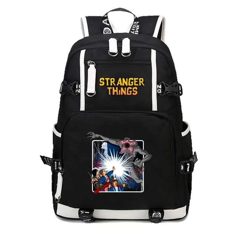 Stranger Things Backpack Men's and Women's Casual Backpack Teenagers Schoolbag