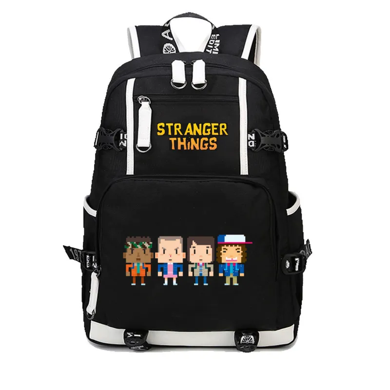 Stranger Things Backpack Men's and Women's Casual Backpack Teenagers Schoolbag