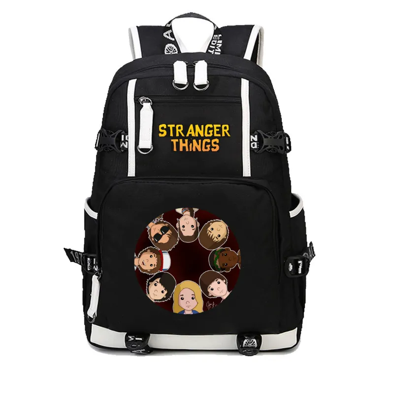 Stranger Things Backpack Men's and Women's Casual Backpack Teenagers Schoolbag