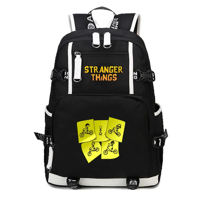 Stranger Things Backpack Men's and Women's Casual Backpack Teenagers Schoolbag