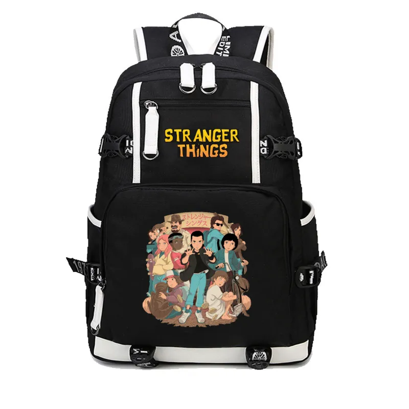 Stranger Things Backpack Men's and Women's Casual Backpack Teenagers Schoolbag
