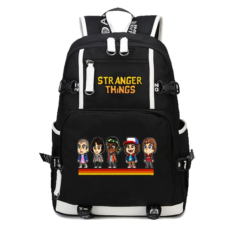 Stranger Things Backpack Men's and Women's Casual Backpack Teenagers Schoolbag