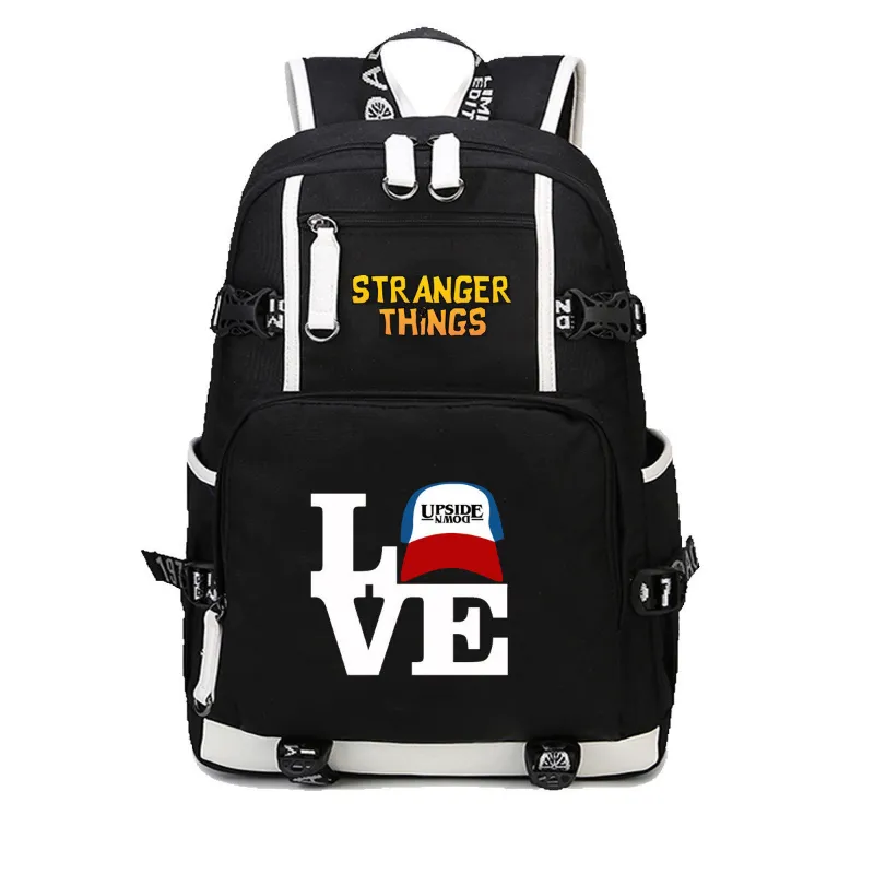 Stranger Things Backpack Men's and Women's Casual Backpack Teenagers Schoolbag