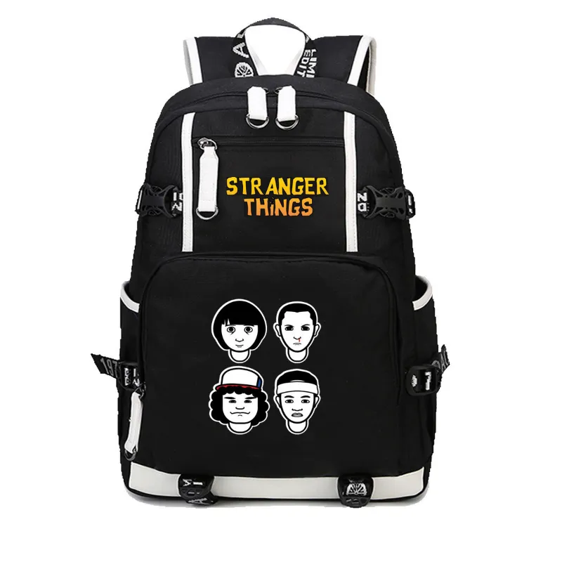 Stranger Things Backpack Men's and Women's Casual Backpack Teenagers Schoolbag