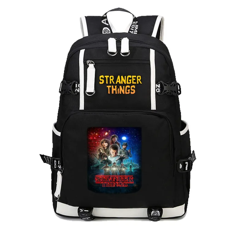 Stranger Things Backpack Men's and Women's Casual Backpack Teenagers Schoolbag